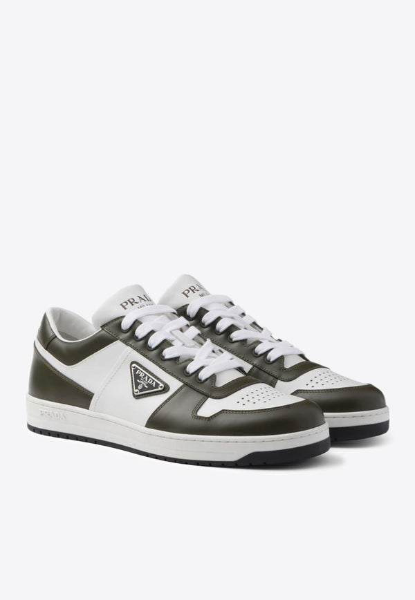 Downtown Low-Top Leather Sneakers