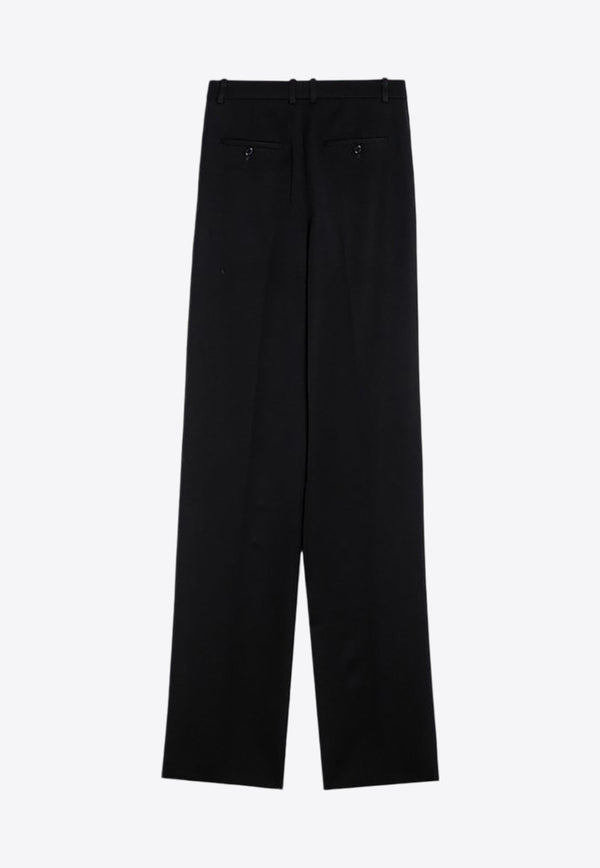 Wide-Leg Wool Pants