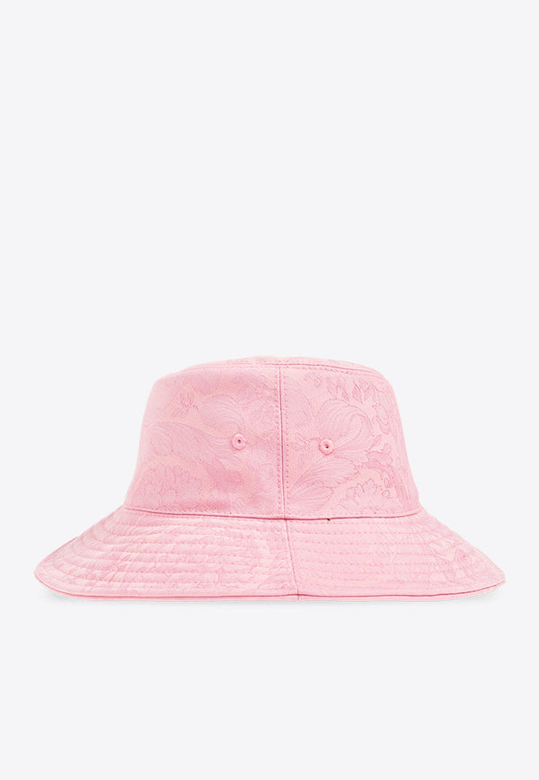 Barocco Jacquard Logo Bucket Hat