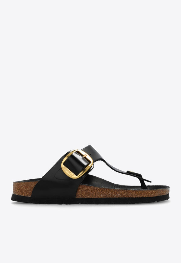 Gizeh Big Buckle Leather Sandals