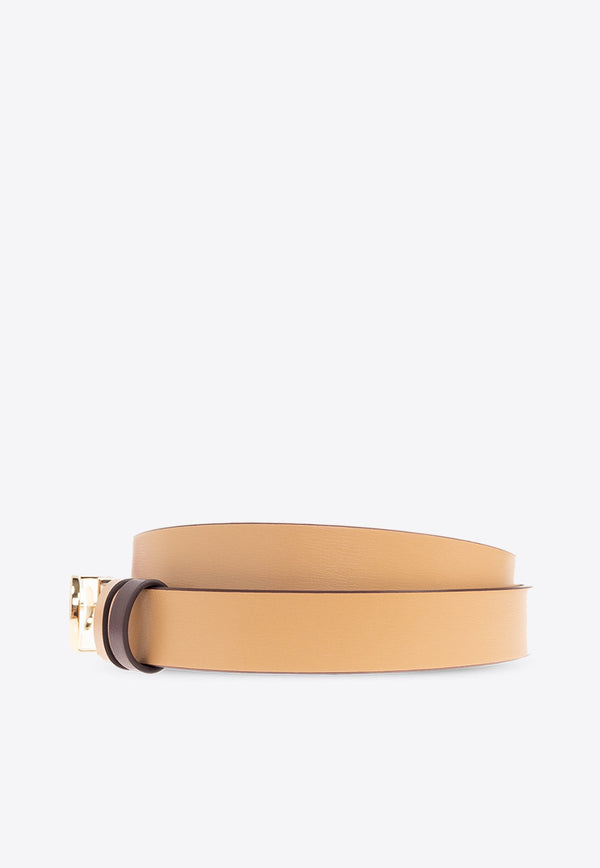 Gancini Reversible Leather Belt