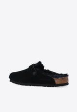 Boston VL Shearling Suede Mules