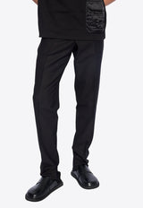 Tailored Straight-Leg Pants