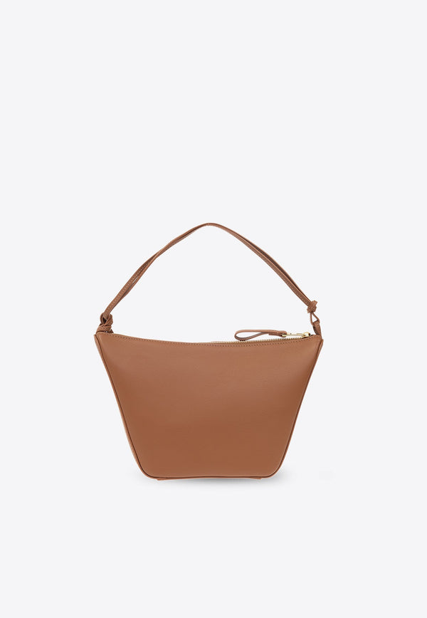 Mini Hammock Hobo Leather Tote Bag