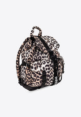 Leopard Print Backpack