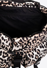 Leopard Print Backpack