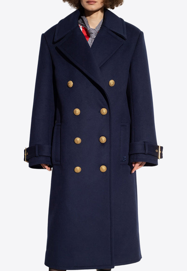 Double-Breasted Wool Coat