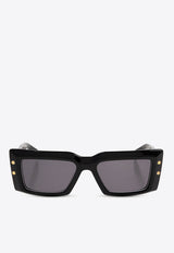 Imperial Rectangular Chain Sunglasses