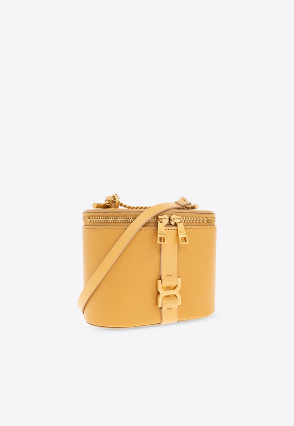 Mini Marcie Grained Leather Crossbody Bag