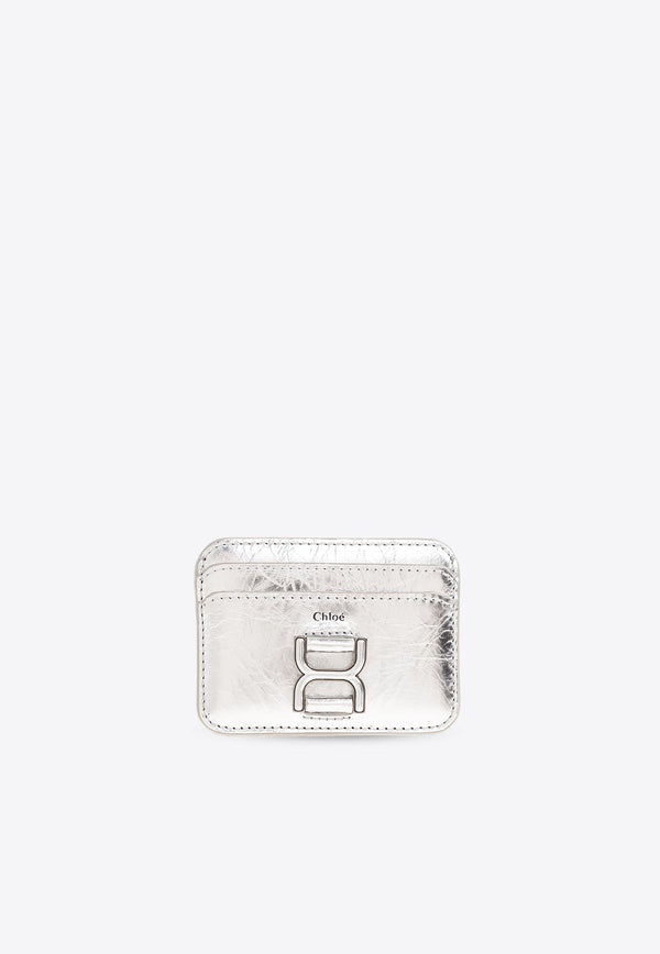 Marcie Metallic Leather Cardholder