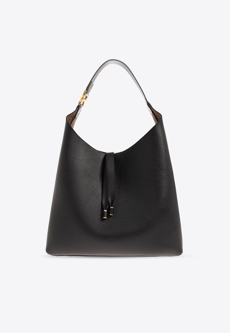 Marcie Hobo Bag in Grained Leather