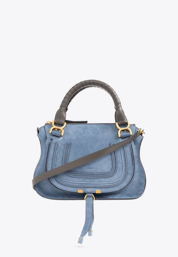 Medium Marcie Suede Shoulder Bag