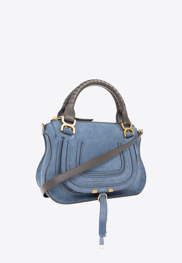 Medium Marcie Suede Shoulder Bag