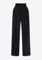 Monogram Jacquard Tailored Pants