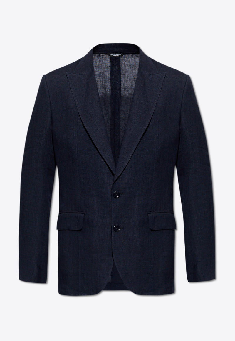 Single-Breasted Buttoned Blazer