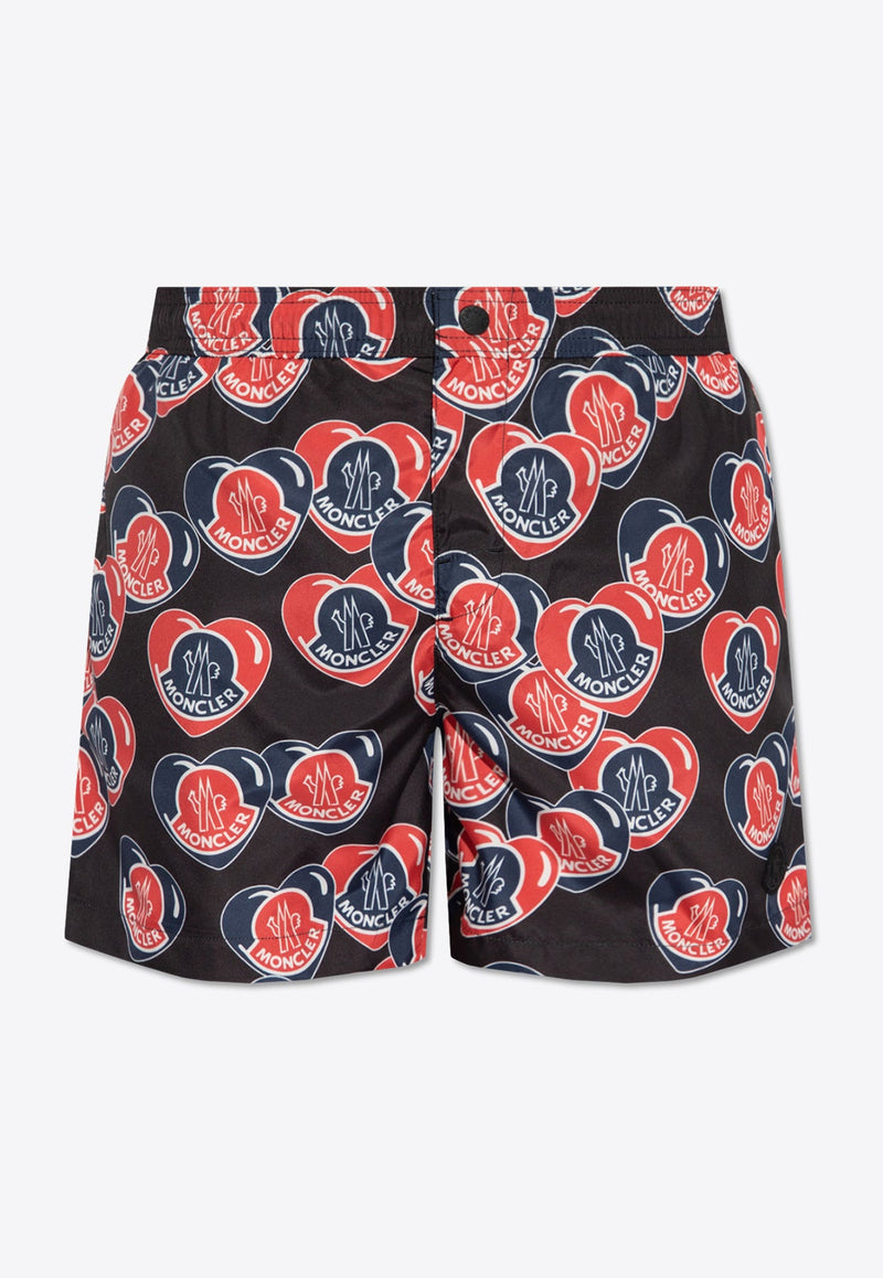 Logo Print Swim Shorts