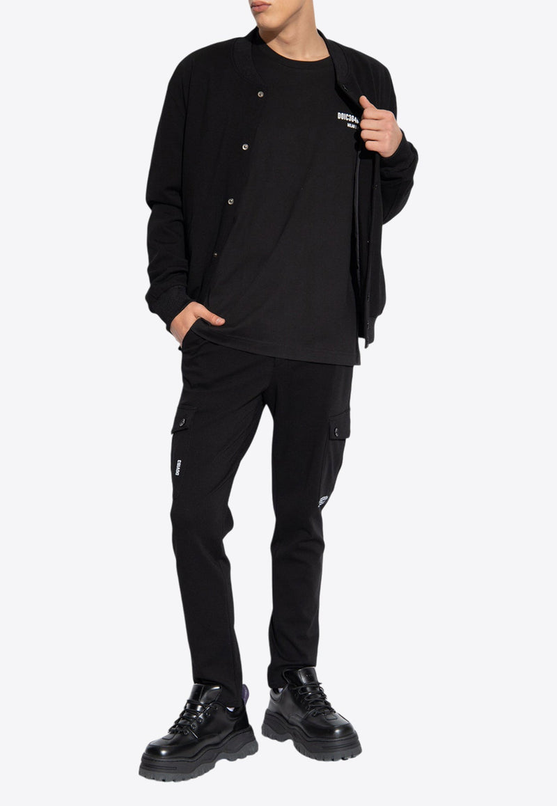 Tapered-Leg Cargo Track Pants