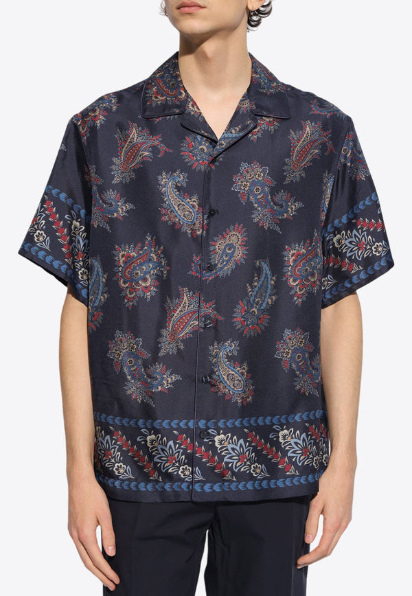 Paisley Print Bowling Shirt