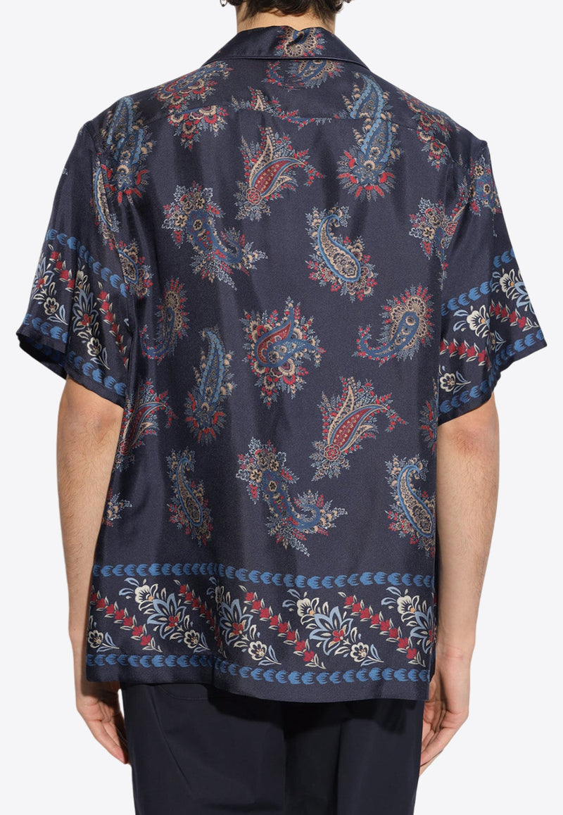 Paisley Print Bowling Shirt