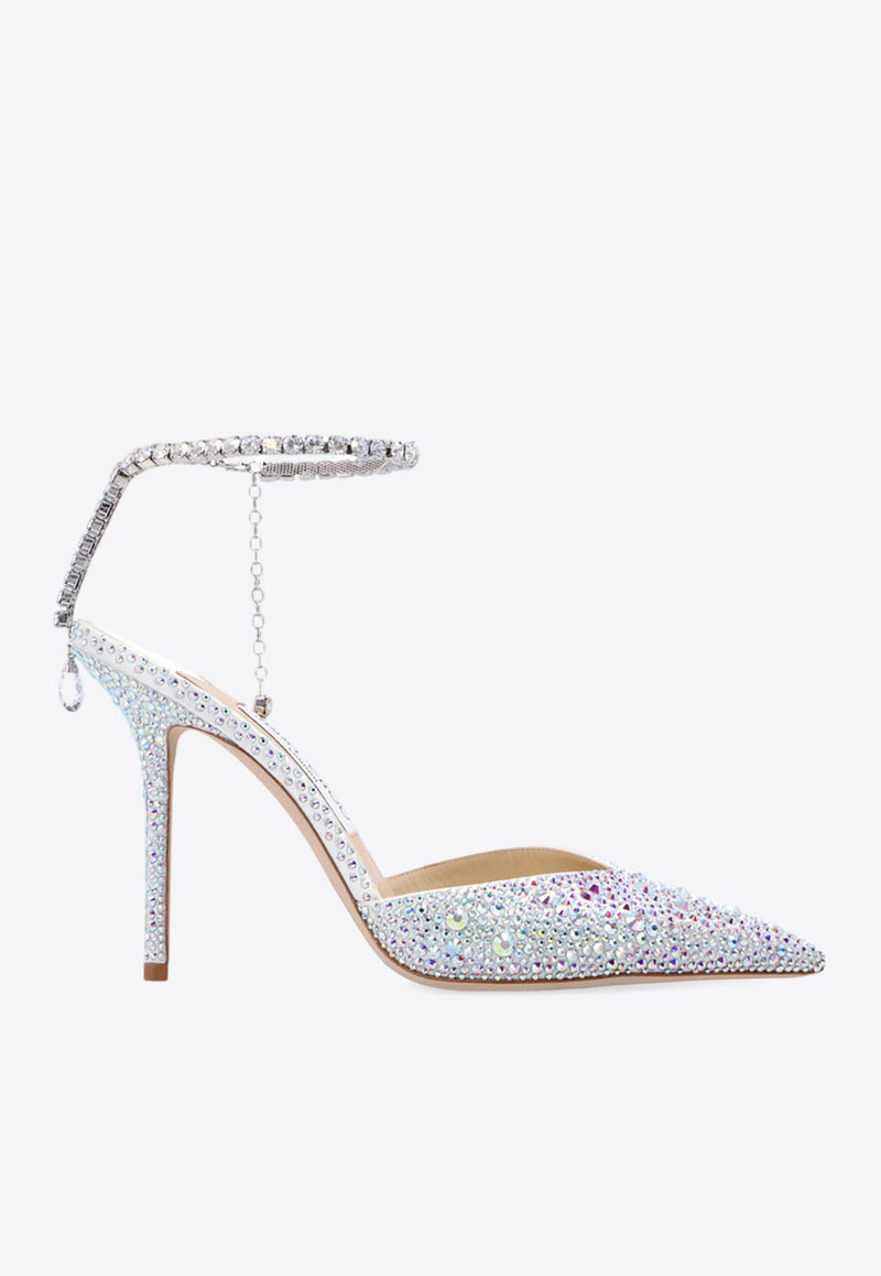 Saeda 100 Crystal Embellished Pumps