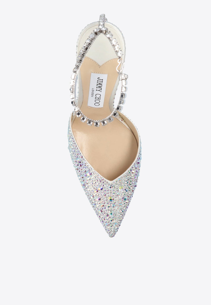 Saeda 100 Crystal Embellished Pumps