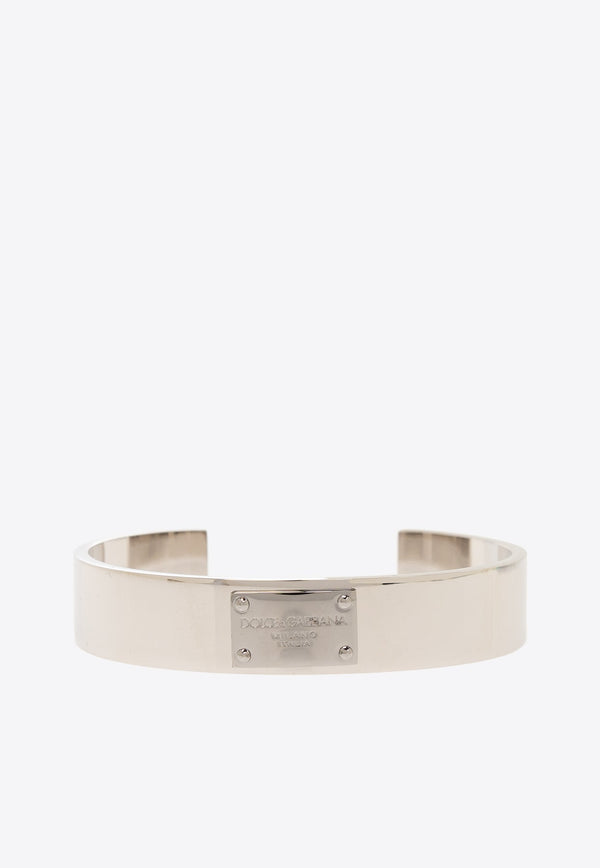 Logo Plaque Cuff Bracelet