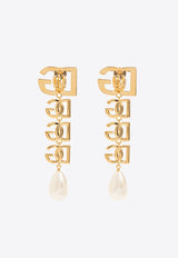 DG Logo Pearl Earrings