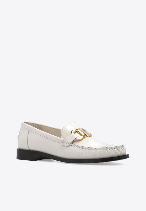 Maryan Gancini Leather Loafers