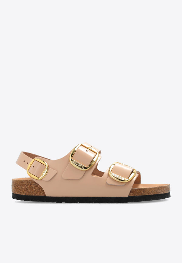 Milano Big Buckle Leather Sandals