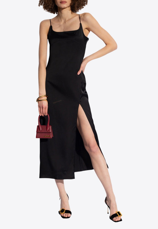 Notte Slip Satin Midi Dress