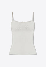 Sierra Ribbed Knit Sleeveless Top