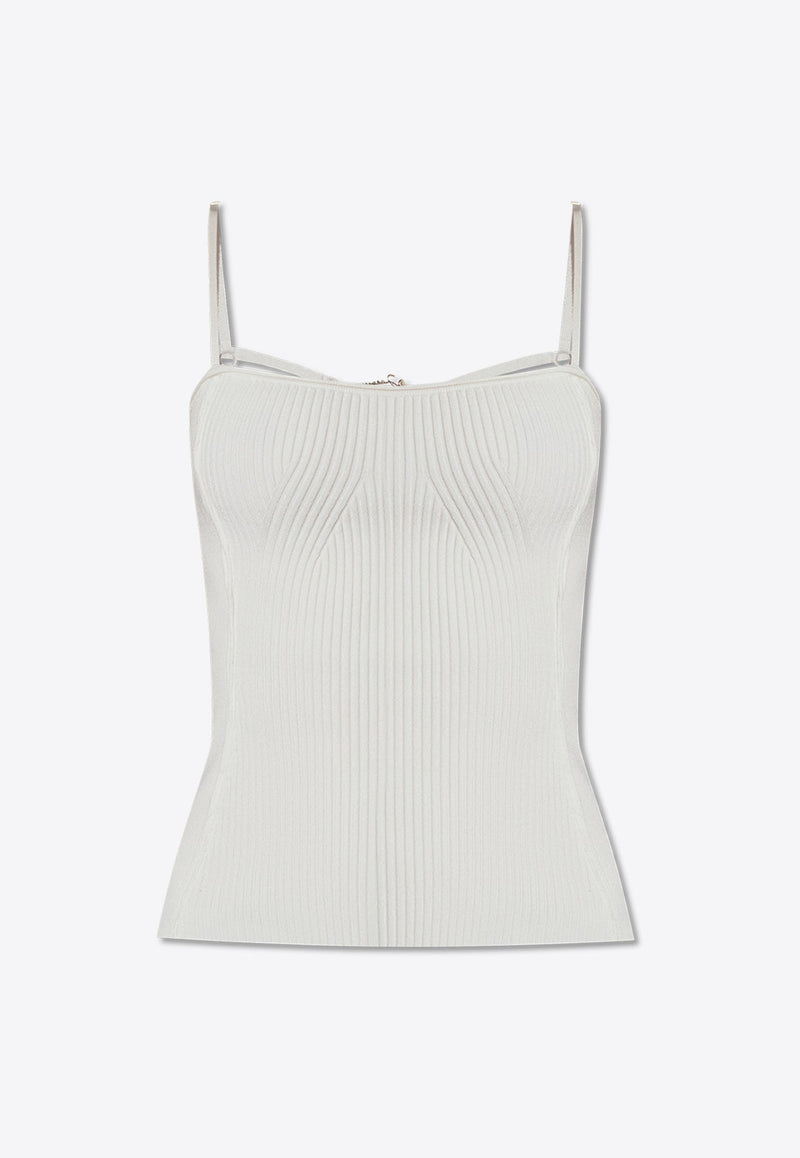 Sierra Ribbed Knit Sleeveless Top