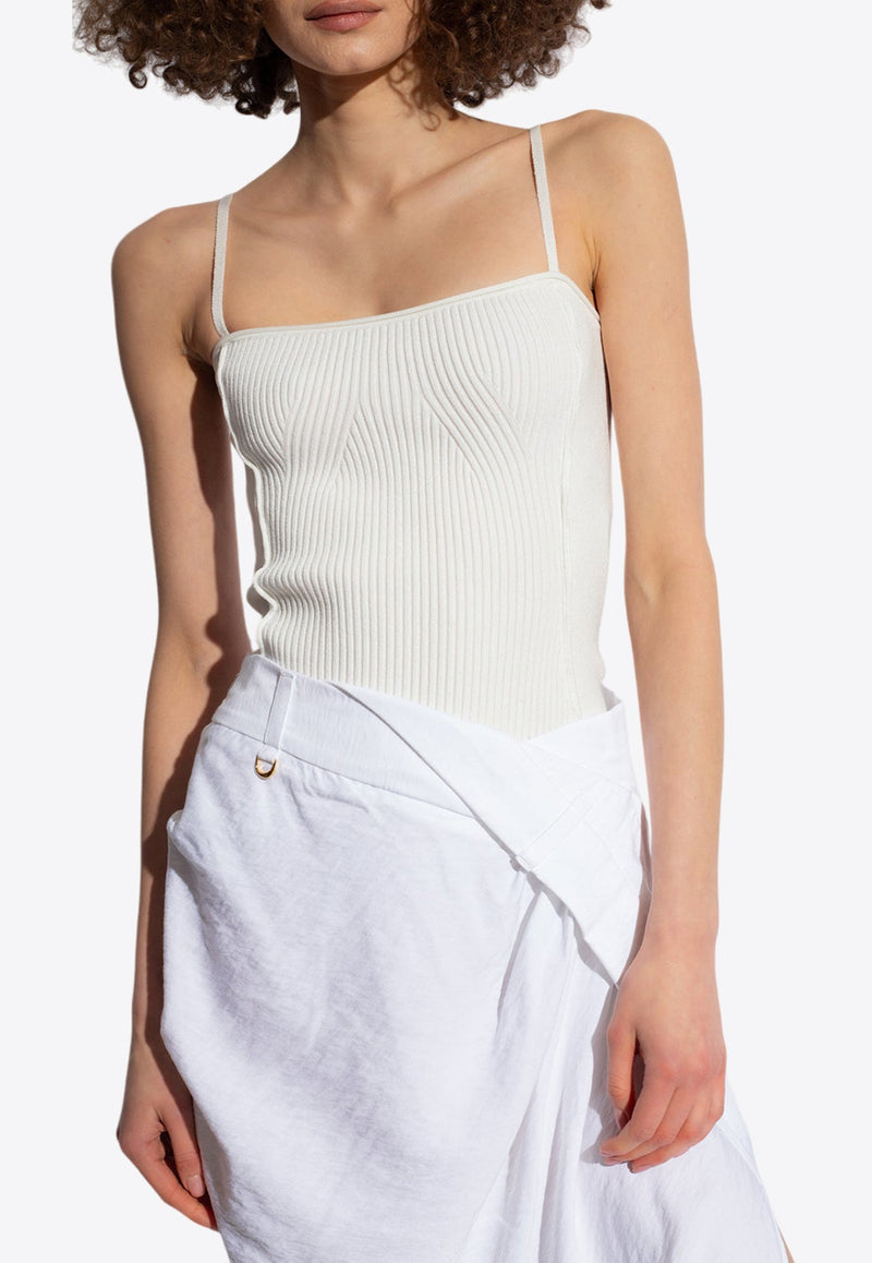 Sierra Ribbed Knit Sleeveless Top