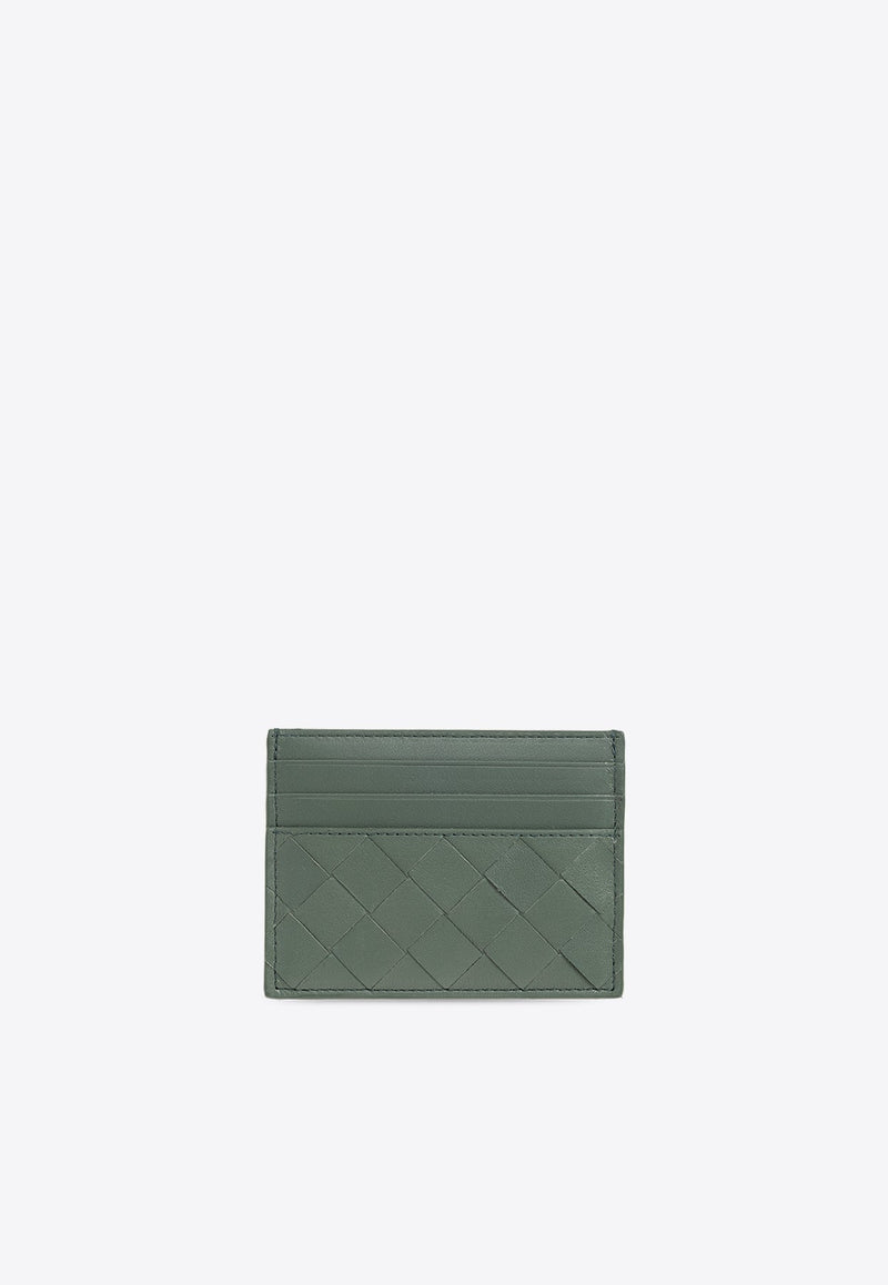 Intrecciato Leather Cardholder