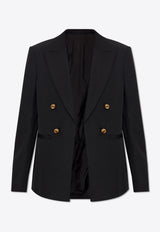 Double-Breasted Wool Blazer