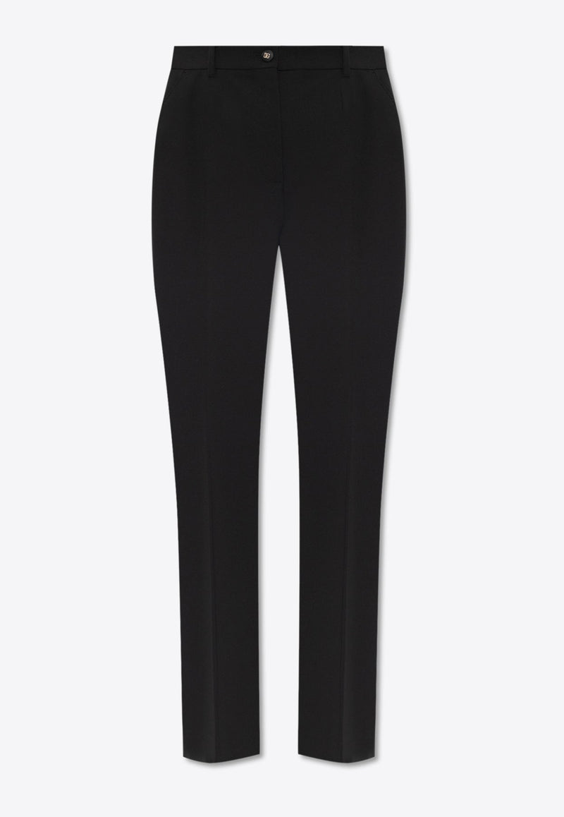 High-Waist Tailored Pants