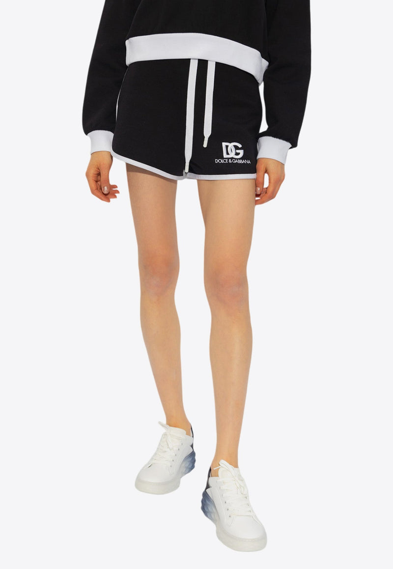 DG Embroidered Drawstring Shorts