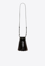 Tassel-Style Crossbody Bag in Calf Leather