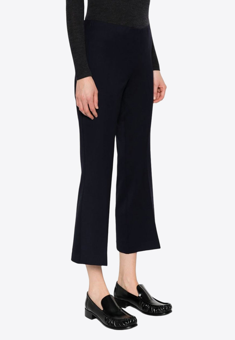 Liliuxy Cropped Flared Wool Pants