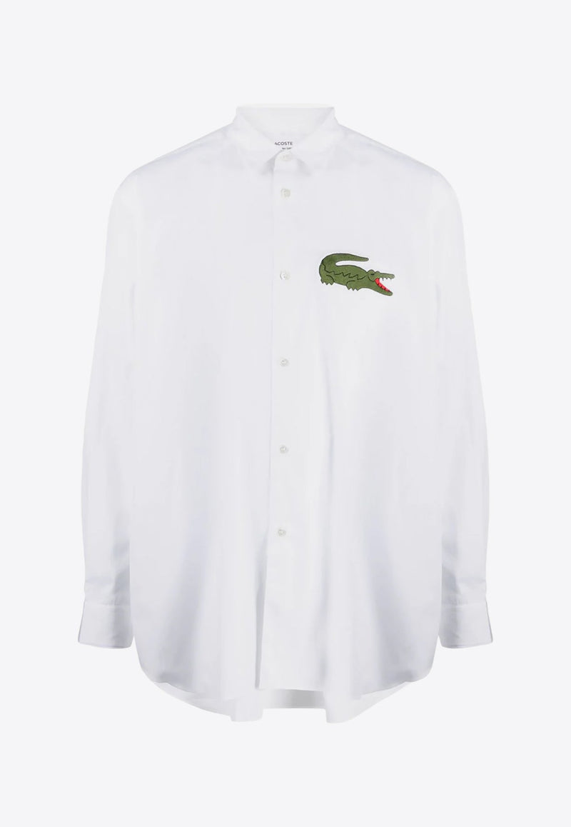 X Lacoste Logo Patch Shirt