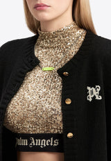 Monogram Embroidered Cardigan