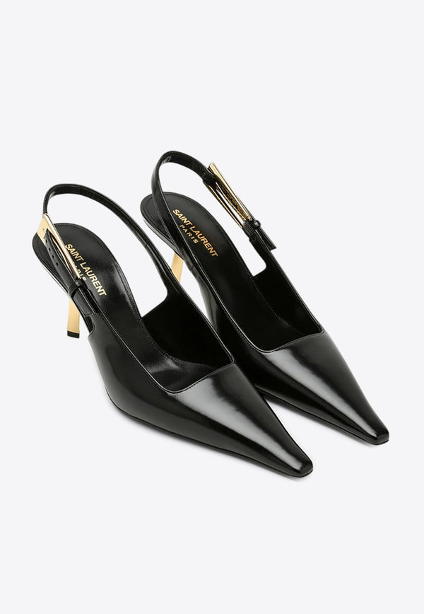 Lee 75 Patent Leather Slingback Pumps