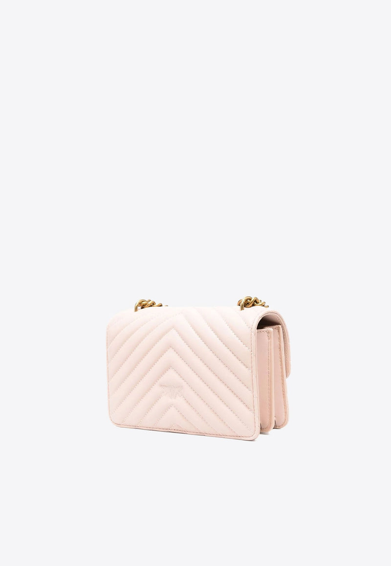 Mini Love One Chevron Shoulder Bag