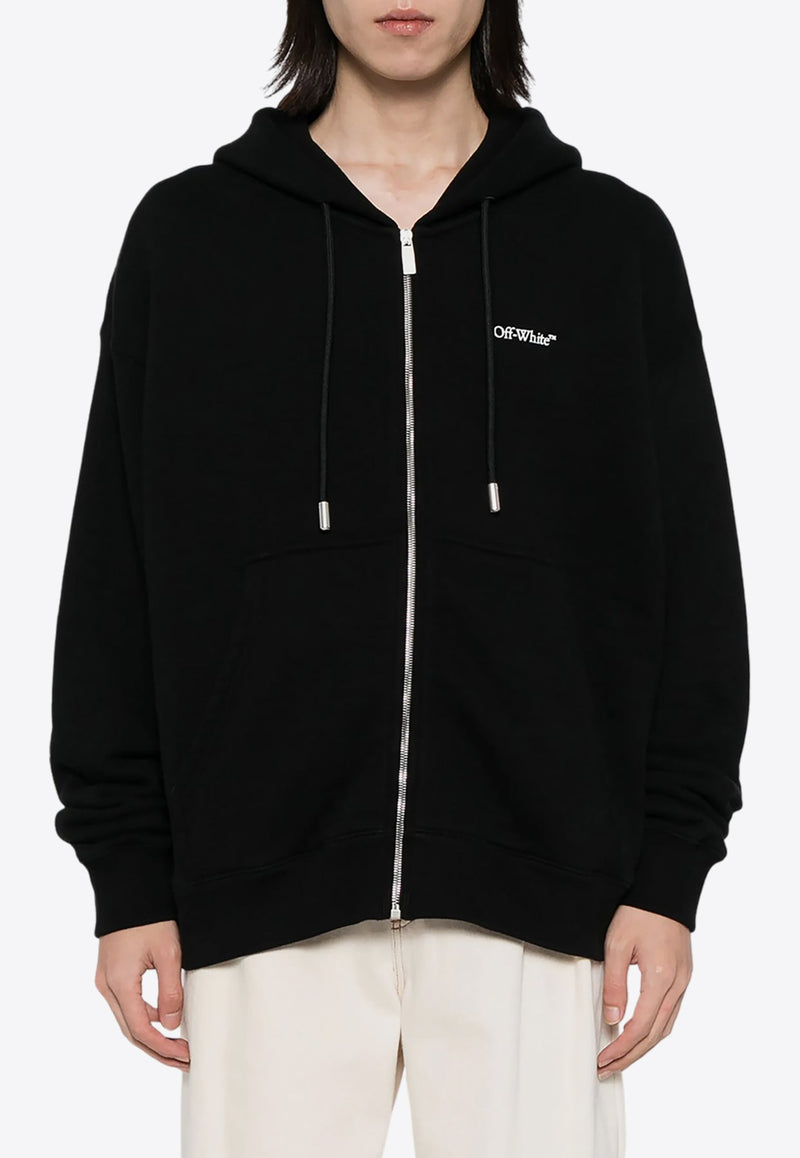 Windy Arrow Zip-Up Hooded Sweatshirt