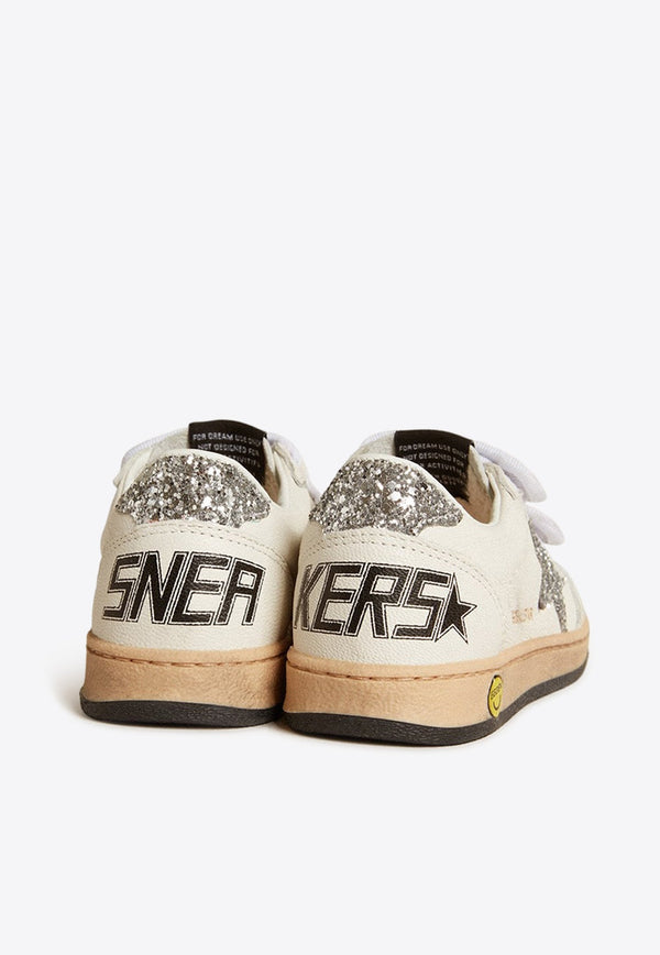 Baby Girls Ball Star Leather Sneakers