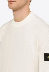 Logo Patch Crewneck Sweater