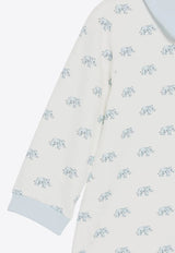 Baby Boys Elephant Print Onesie Set - Set of 3