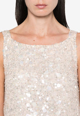 Galassia Sequin-Embellished Mini Dress