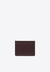 Matelassé Leather Logo Cardholder