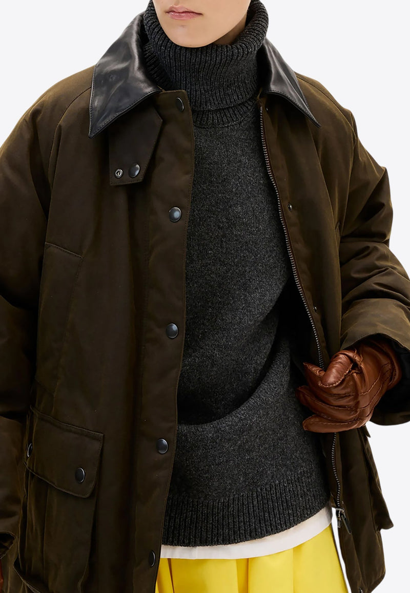 Waxed Canvas Blouson Jacket